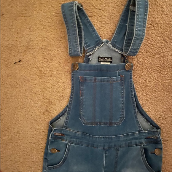 Girls Size 10 Denim Overalls - Picture 3 of 5